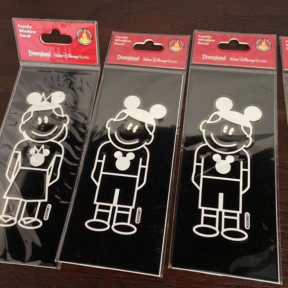 Disney Parks Authentic Family Window Decal: Girl boy mom dad dog Mickey Ears - Picture 5 of 6